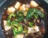 A picture of step 3 of Chilli Paneer.
