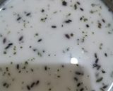 A picture of step 2 of Namkin lassi.