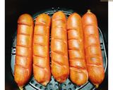 รูปขั้นตอนการทำที่ 3 ของ 🌭ไส้กรอกจัมโบ้ลมควันทอดไร้น้ำมัน-Air fryer Smoked Jumbo Sausage