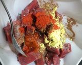 Hình bước làm 1 của món Bò kho cà rốt + khoai lang (không cần gia vị bò kho)