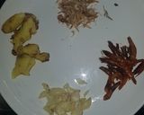A picture of step 1 of Shito(ghana black pepper).