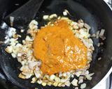 A picture of step 2 of Keema Whole Moong Dal Curry.