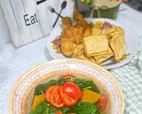 Foto langkah ke 3 dari resep Bening Bayam dan Labu - 15 Menit Jadi.