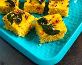 A picture of step 4 of Dhokla.