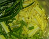Foto langkah ke 1 dari resep Tumis Putren (jagung muda) dan Buncis.