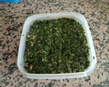 Foto del paso 3 de la receta: Burrito de espinacas, queso y atún
