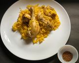 A picture of step 7 of Idris style Lucknowi Chicken Biryani.