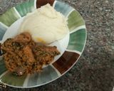 A picture of step 4 of Egusi soup.