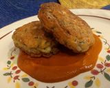 Foto del paso 5 de la receta: Tortitas de colorines