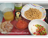 Foto del paso 1 de la receta: Garbanzos con sepia y gambones