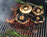 Duck breast ‘yakitori’ with garlic mushrooms and tender stem broccoli recipe step 4 photo