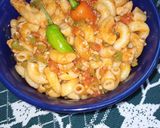 A picture of step 11 of Pizza Macaroni.