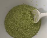 A picture of step 3 of Pasta with Zucchini Pesto.