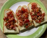 A picture of step 5 of Tomato Basil Bruschetta.
