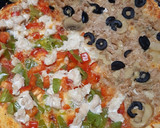 Foto del paso 3 de la receta: Pizza mitad pollo mitad atún