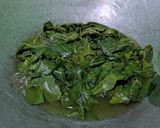 Foto langkah ke 1 dari resep Tumis Daun Singkong Rebon.