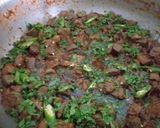 A picture of step 8 of Bhuni kalaji(liver).