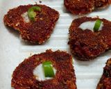 A picture of step 10 of Beetroot Tikki.