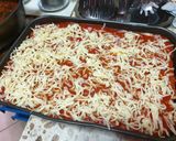 Pas rețetă Lasagne cu broccoli și sos roșu 2 fotografie