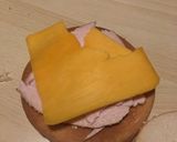 Une image de l'étape 1 de Gaufres salées façon croq mcdo.