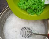 Foto langkah ke 6 dari resep Puding Tape Ketan Hijau Lapis Gula Aren.