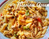 A picture of step 7 of Chicken Fajita Pasta.