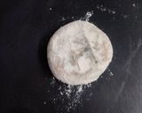 A picture of step 3 of Singhare flour paratha.