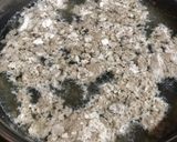 Hình bước làm 1 của món Bún riêu cua mực