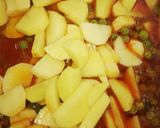 A picture of step 7 of Aloo matar.