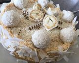 Kókuszos-mandulás raffaello torta recept fázis 4 fotója