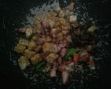 Foto langkah ke 5 dari resep Tumis asin cumi, tempe dan jamur pedas.