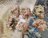 小吃：越南鮮腐皮炸春卷的食譜步驟4照片