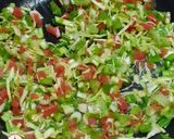 A picture of step 3 of Schezwan Fried Rice.