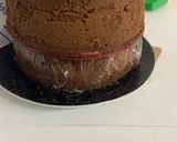 A picture of step 3 of Pull me up Chocolate Cake.