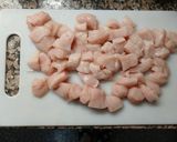 Foto del paso 2 de la receta: Pollo en cubos con salsa de verdeo light