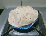 A picture of step 4 of Wheat floor chapati 😋.