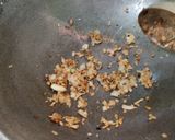 A picture of step 1 of Manchow soup(Indo-chinese).