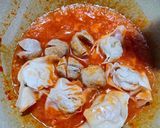 Foto langkah ke 2 dari resep Pangsit Bakso Pedas.