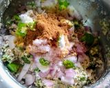 A picture of step 2 of Healthy Oats and Spinach Tikkis.