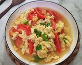 Foto langkah ke 4 dari resep Telur Tomat sat set ala chef Rudy.