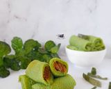 Foto langkah ke 10 dari resep Dadar Gulung Unti Kelapa (eggless).