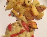 Mozzarellás csirke petrezselymes burgonyával recept fázis 3 fotója