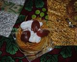 A picture of step 16 of Bird nest sweet.