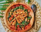 Foto langkah ke 6 dari resep Sambal Tempe Kangkung.