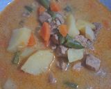 Palóc leves recept fázis 5 fotója
