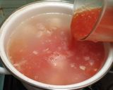 Foto langkah ke 5 dari resep SUP MERAH BOLA-BOLA AYAM🥕🍅.