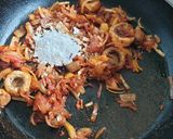 A picture of step 4 of Mushroom and Egg roast.