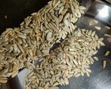 A picture of step 1 of Sunflower Seeds Chikki.
