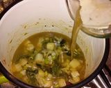 A picture of step 4 of Potato, Poblano, and Chipotle Soup.
