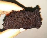 Foto langkah ke 5 dari resep Brownies eggless no mixer (bisa kukus & panggang).